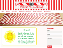 Tablet Screenshot of johanspolkagrisar.se